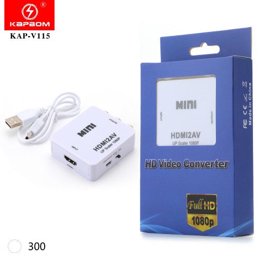 Mini Conversor HD Vídeo HDMI2AV